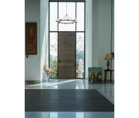 Natural Solid Wood door, Single /Double door, 39.5mm glass, STD lock, (Multipoint lock-option) Natural wood finish color, High Security, Weather-Resistant,